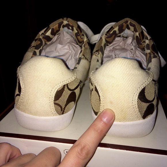 Coach Classic Canvas Sneakers - Picture 5 of 8